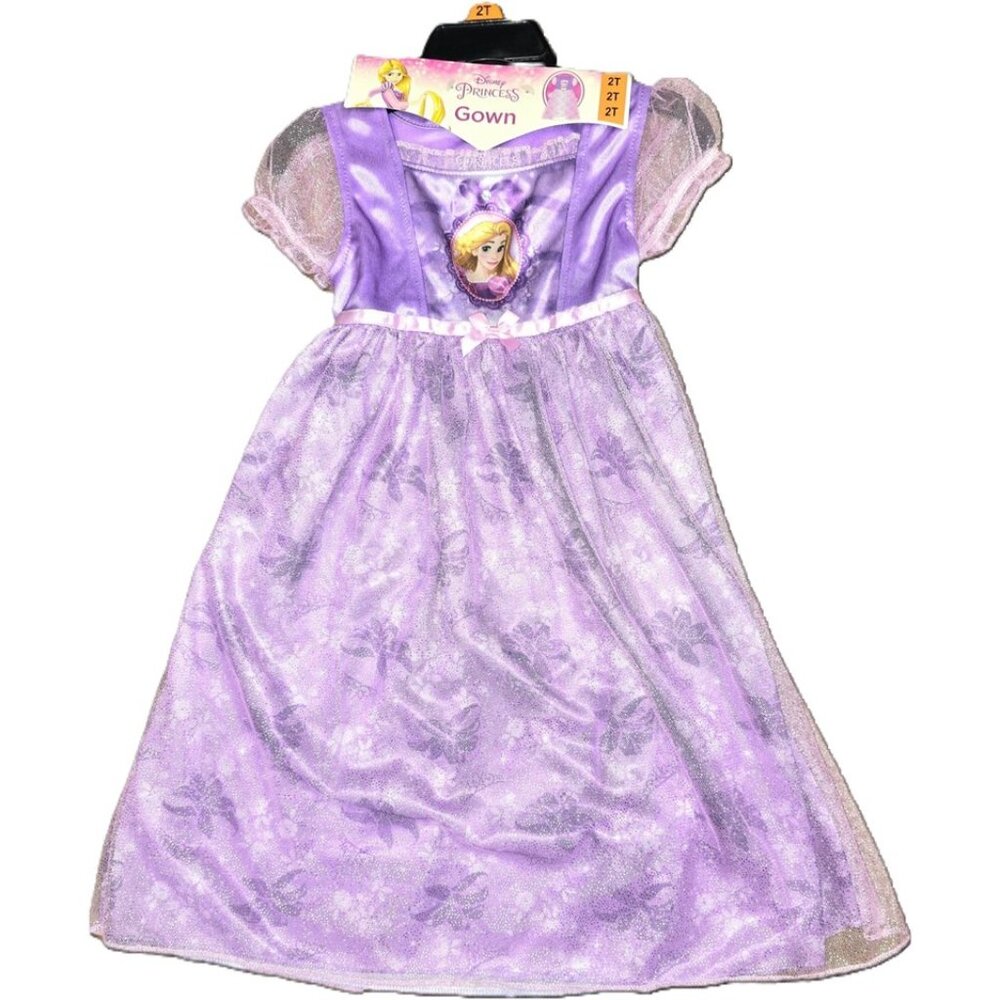 Disney Girls' Fantasy Gown Nightgown, Purple, New with Tag, Size 6